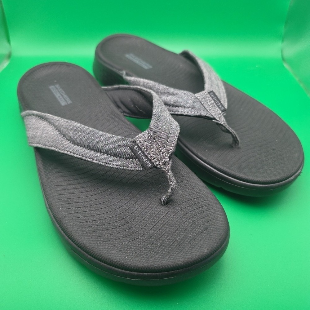 Ladies Skechers Goga Mat Flip Flops 10